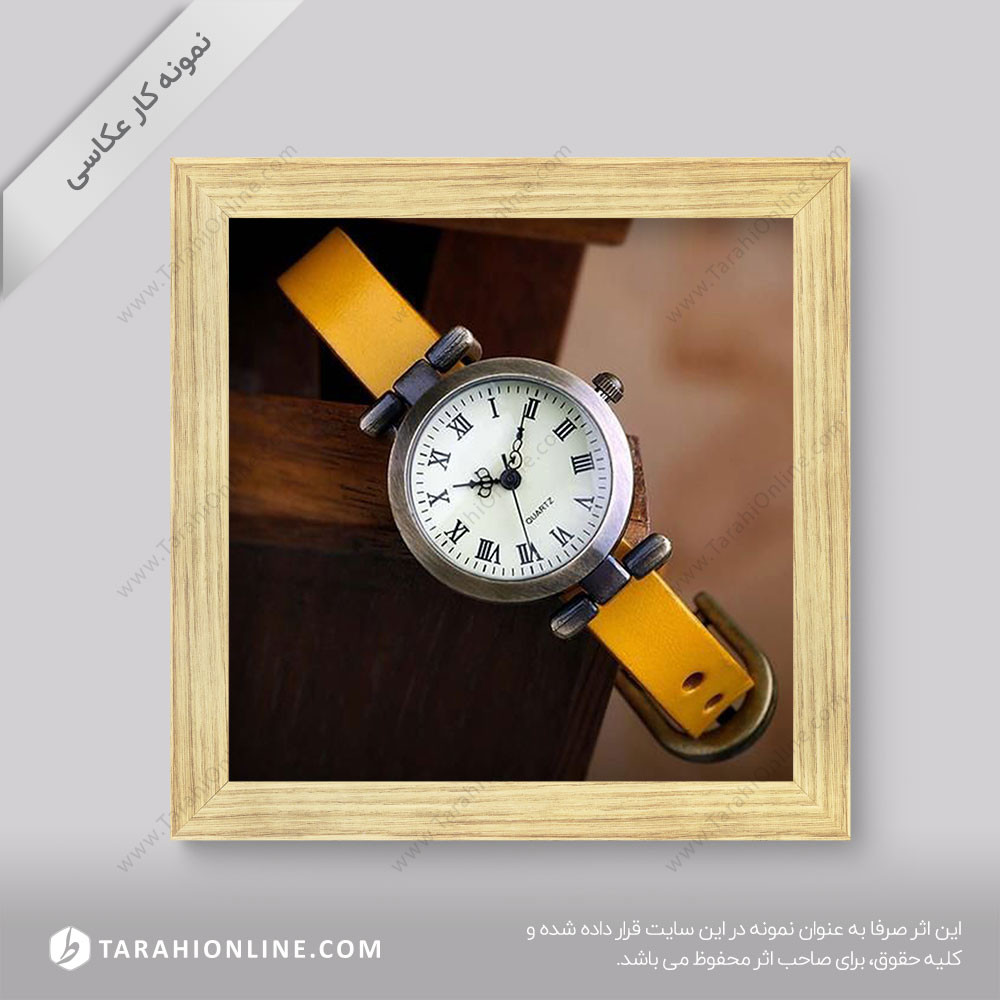 عکاسی از ساعت چرمی ۲