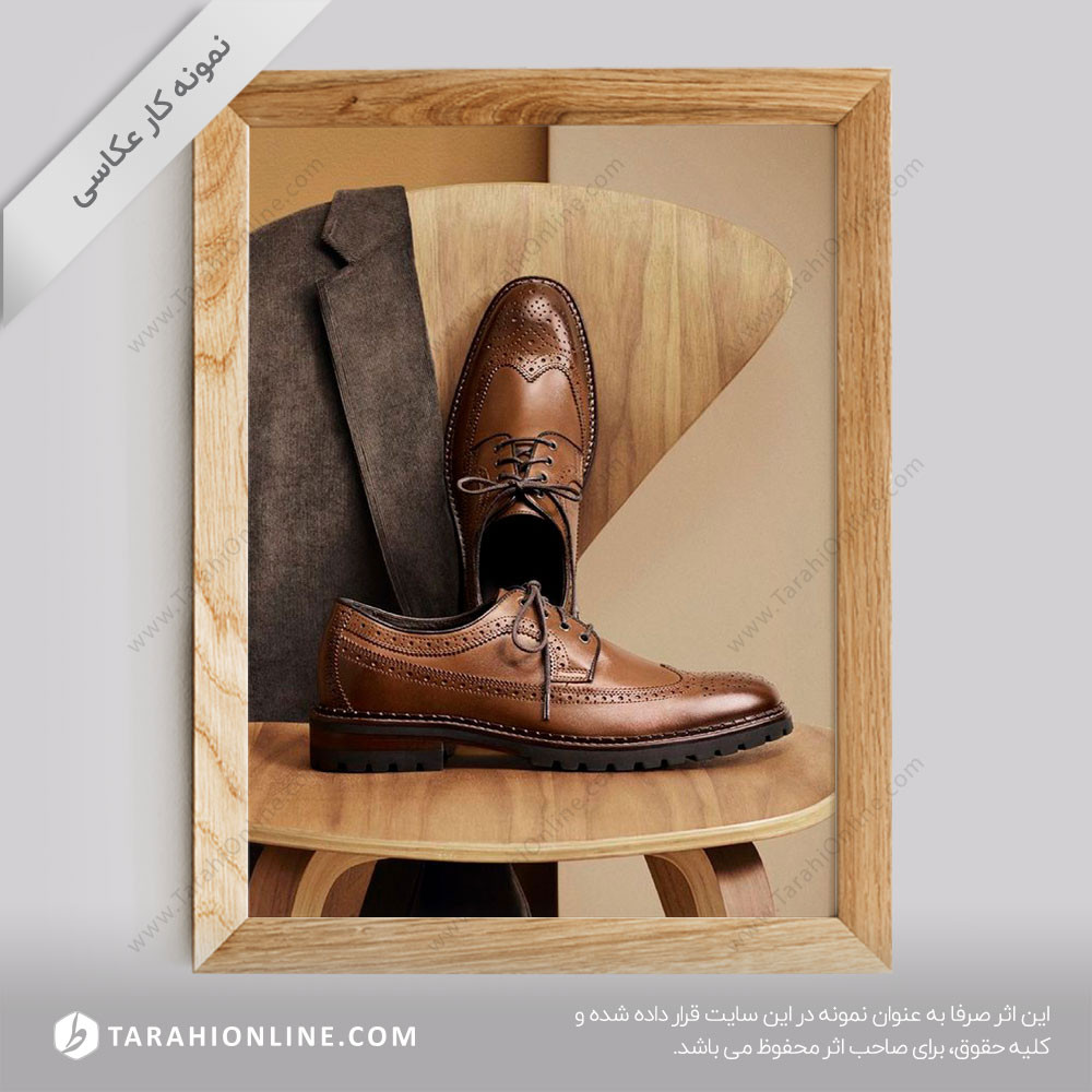 عکاسی از کفش چرمی ۱۳