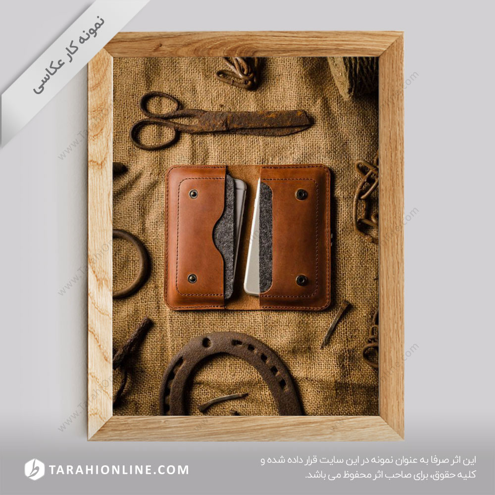 عکاسی از کیف چرمی ۳