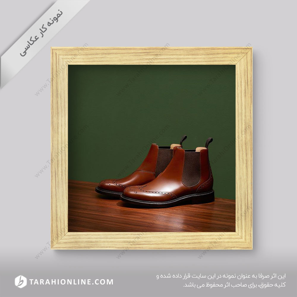 عکاسی از کفش چرمی 4