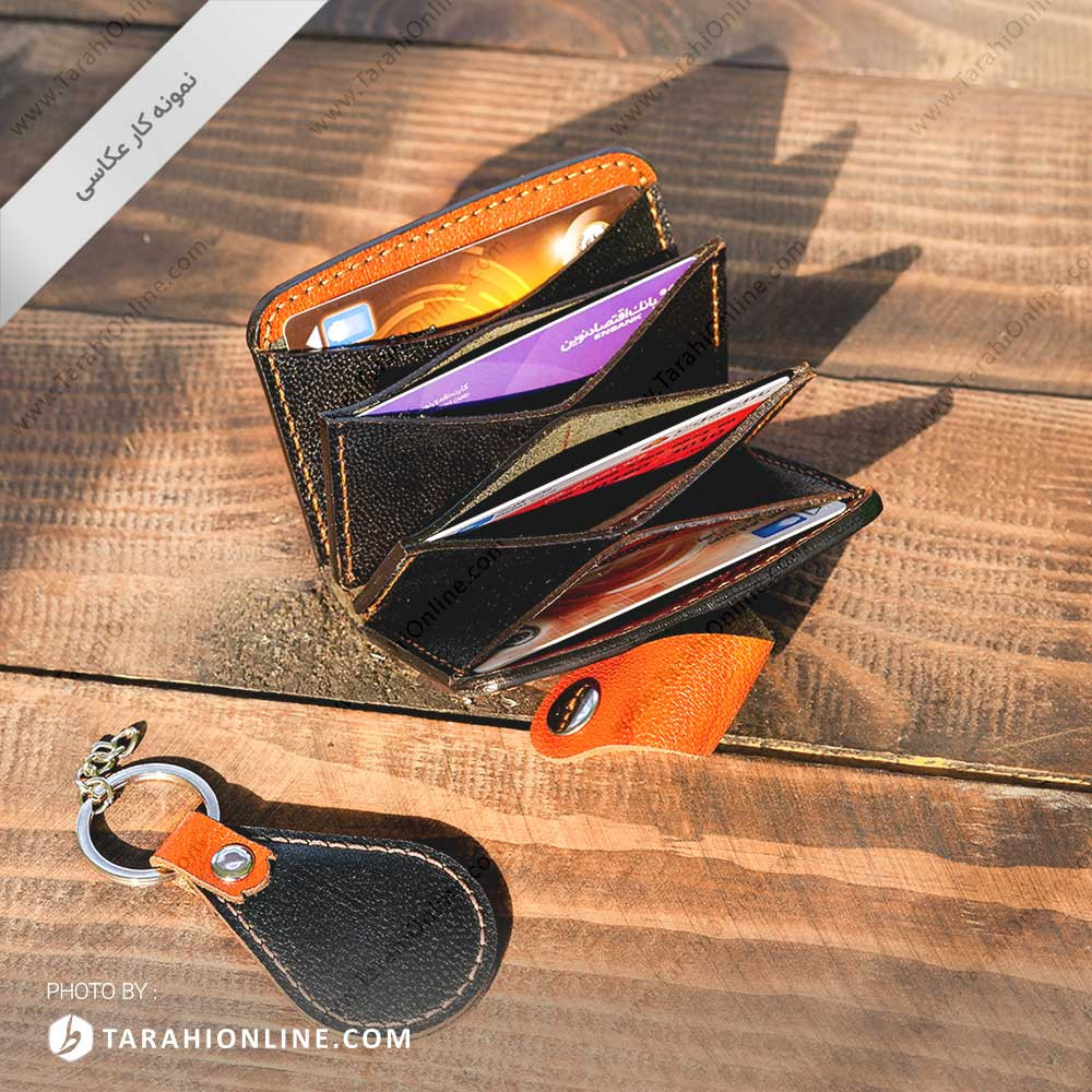 Photography of a leather card holder 2