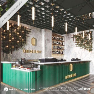 Interior design of restaurant and coffee shop ۸