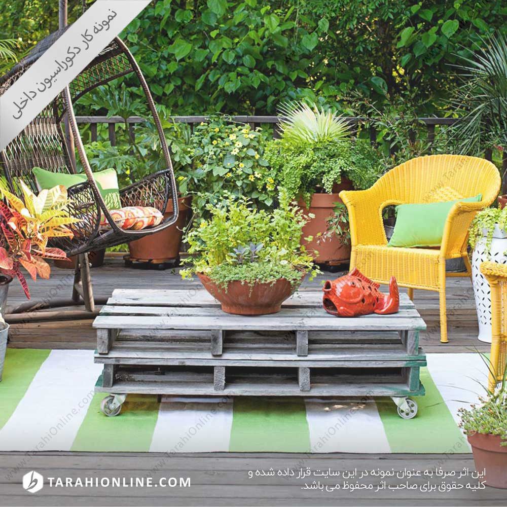 Garden terrace design ۴