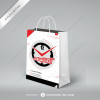 shopping bag design for amatist gallery