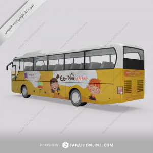 طراحی بدنه اتوبوس خانه بازی شادلین