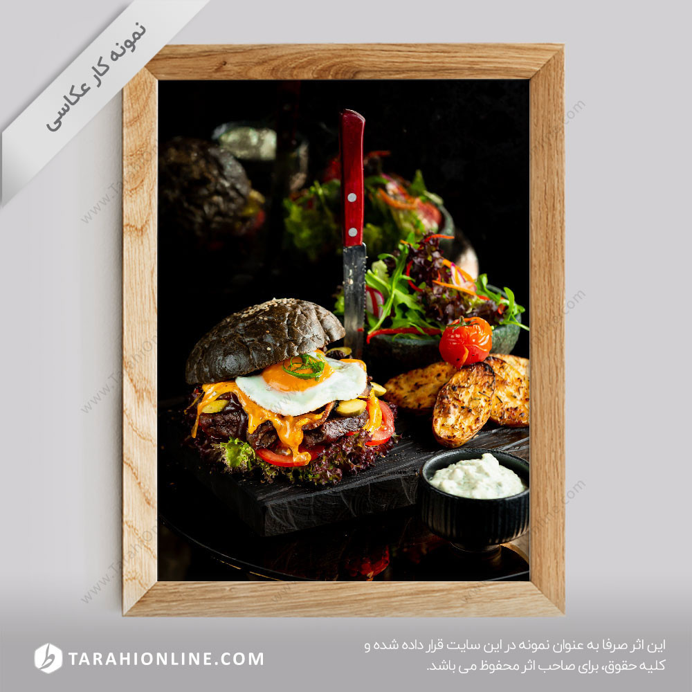 عکاسی از غذا - برگر ۳