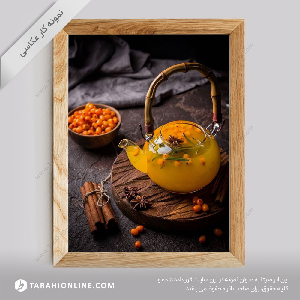 عکاسی از نوشیدنی ها - چای میوه ای ۲
