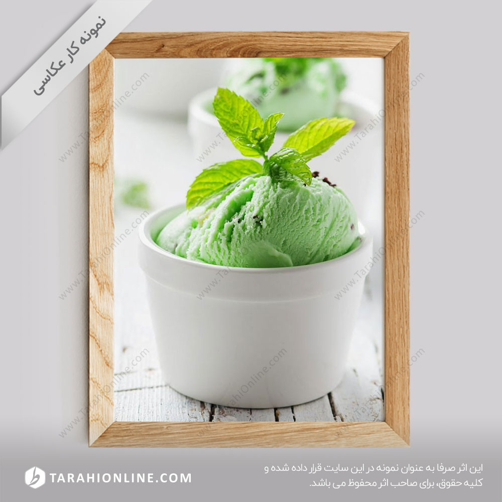 عکاسی از بستنی طالبی