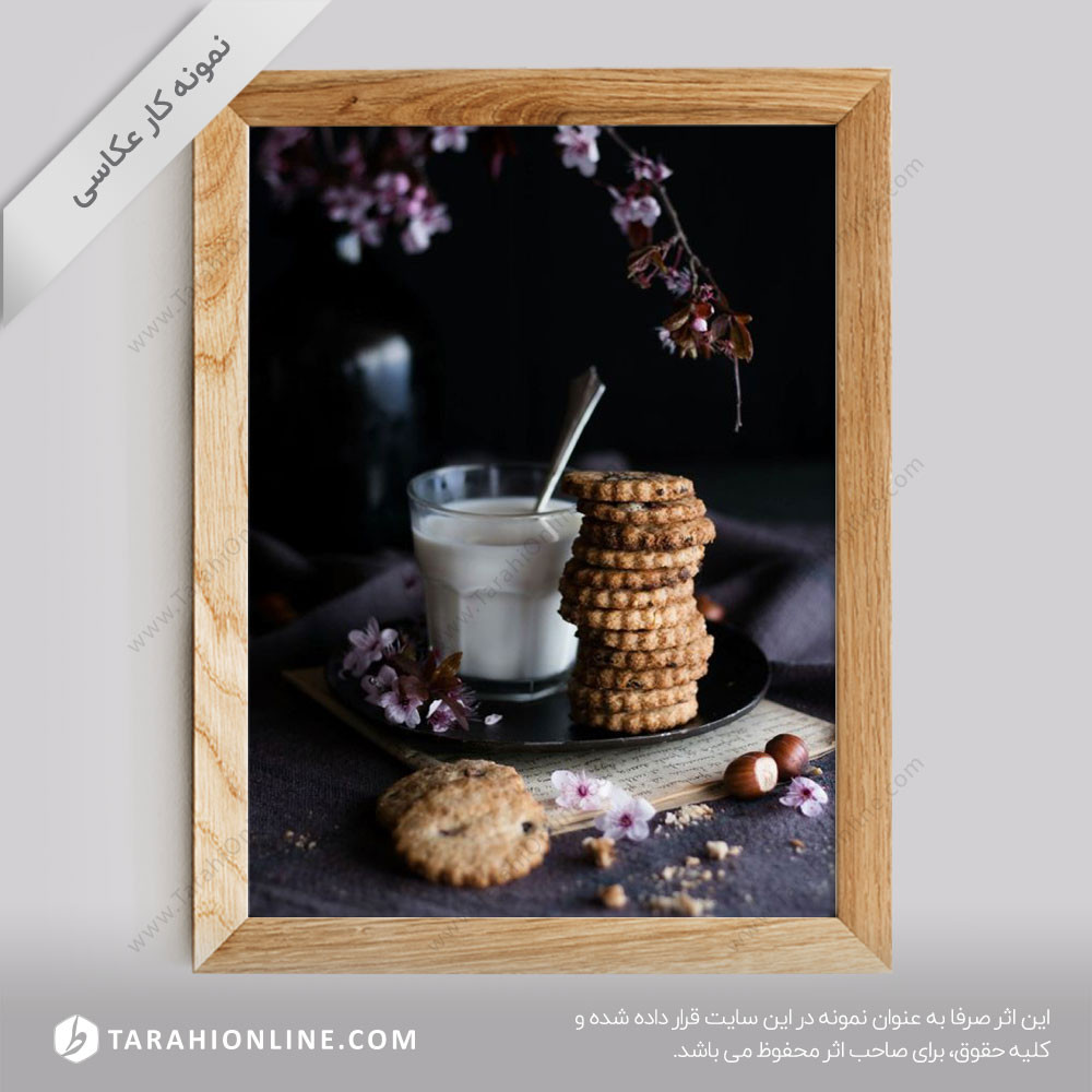 Biscuits And Milk Photography
