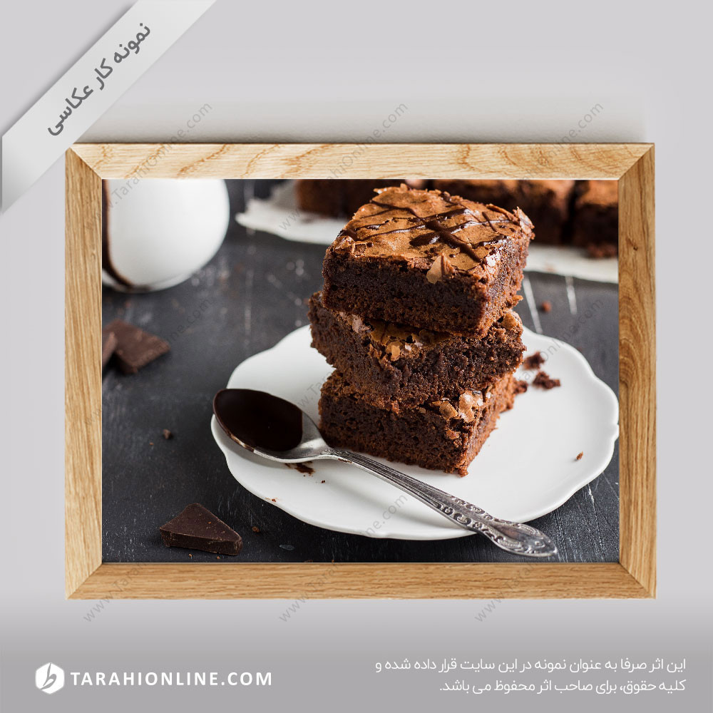عکاسی از کیک شکلاتی 5