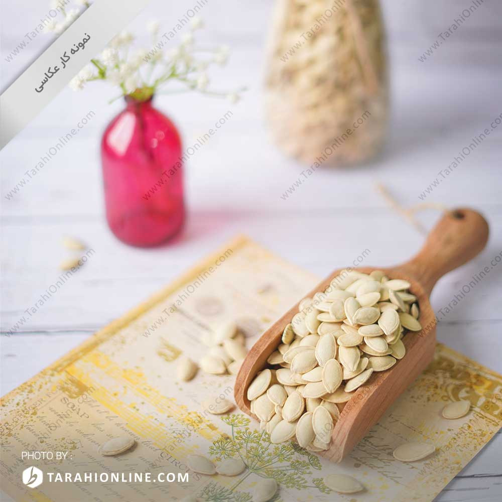 Photography of pumpkin seeds