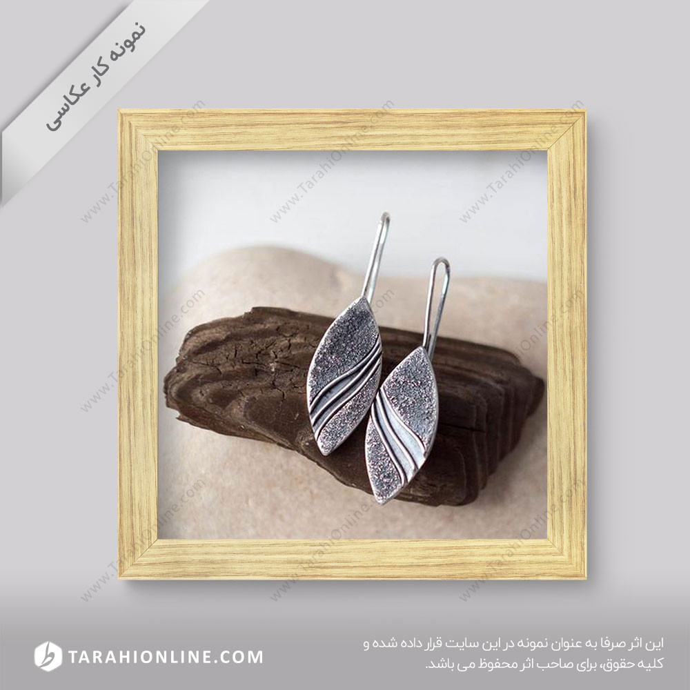 عکاسی از جواهرات - گوشواره نقره 4