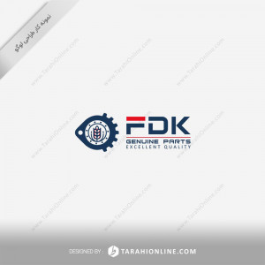 طراحی لوگو ترکیبی FDK