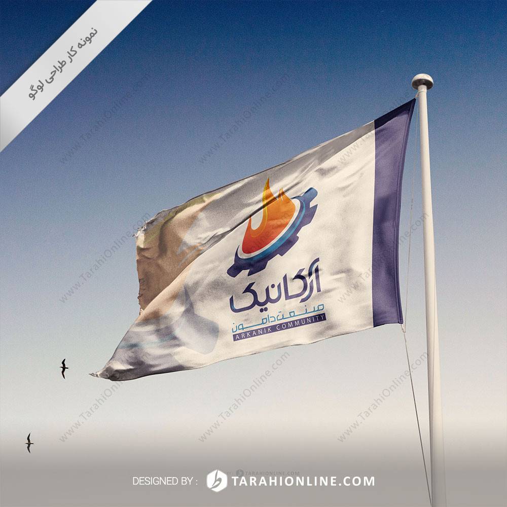 طراحی لوگو شرکت صنعت دامون آرکانیک - تصویر 3