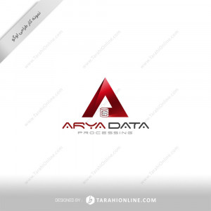 طراحی لوگو ترکیبی arya data processing