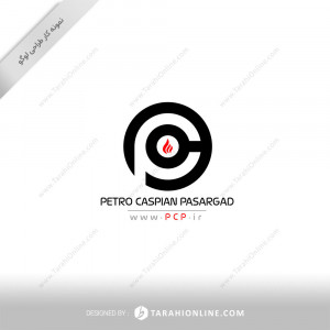 طراحی لوگو ترکیبی پترو کاسپین  پاسارگاد - pcp