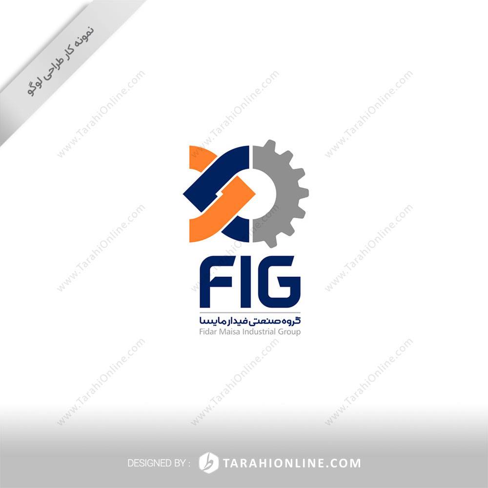 طراحی لوگو ترکیبی دو زبانه گروه صنعتی فیدار مایسا