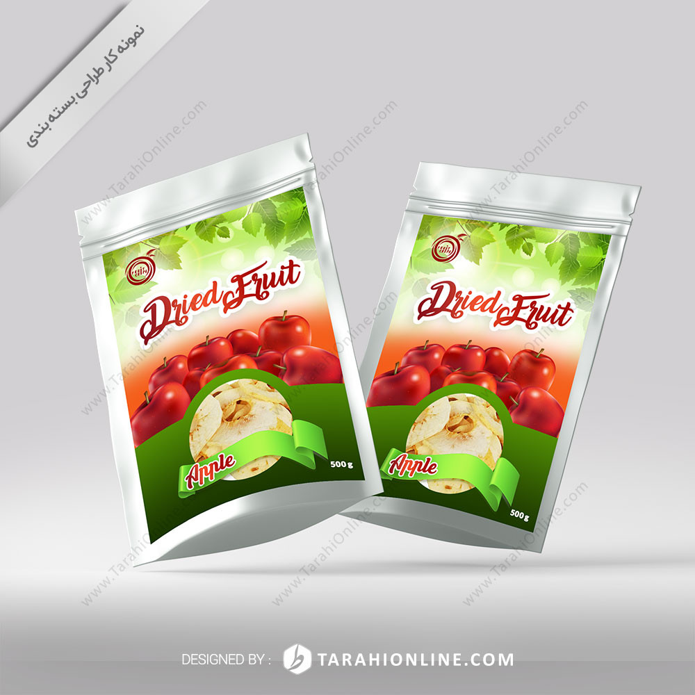 Packaging Design dried fruit - Apple 2