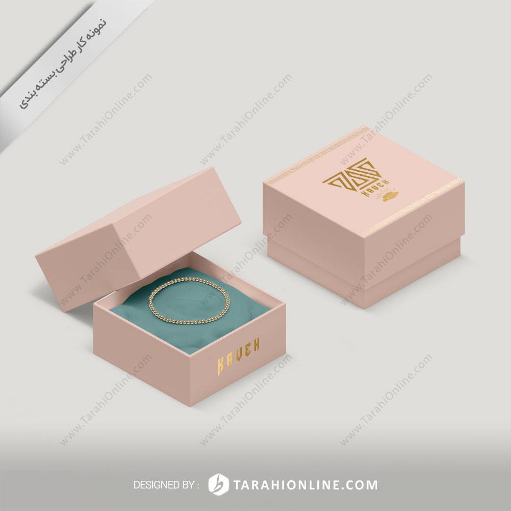 طراحی بسته بندی طلای کاوه