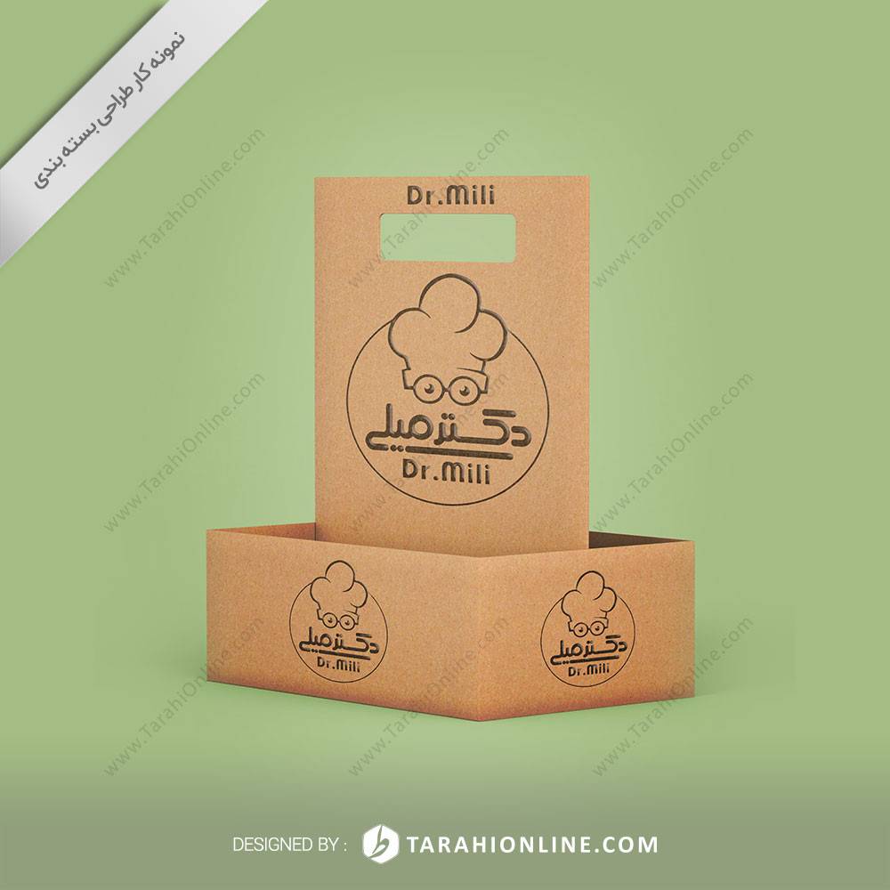 طراحی بسته بندی دکتر میلی ۲