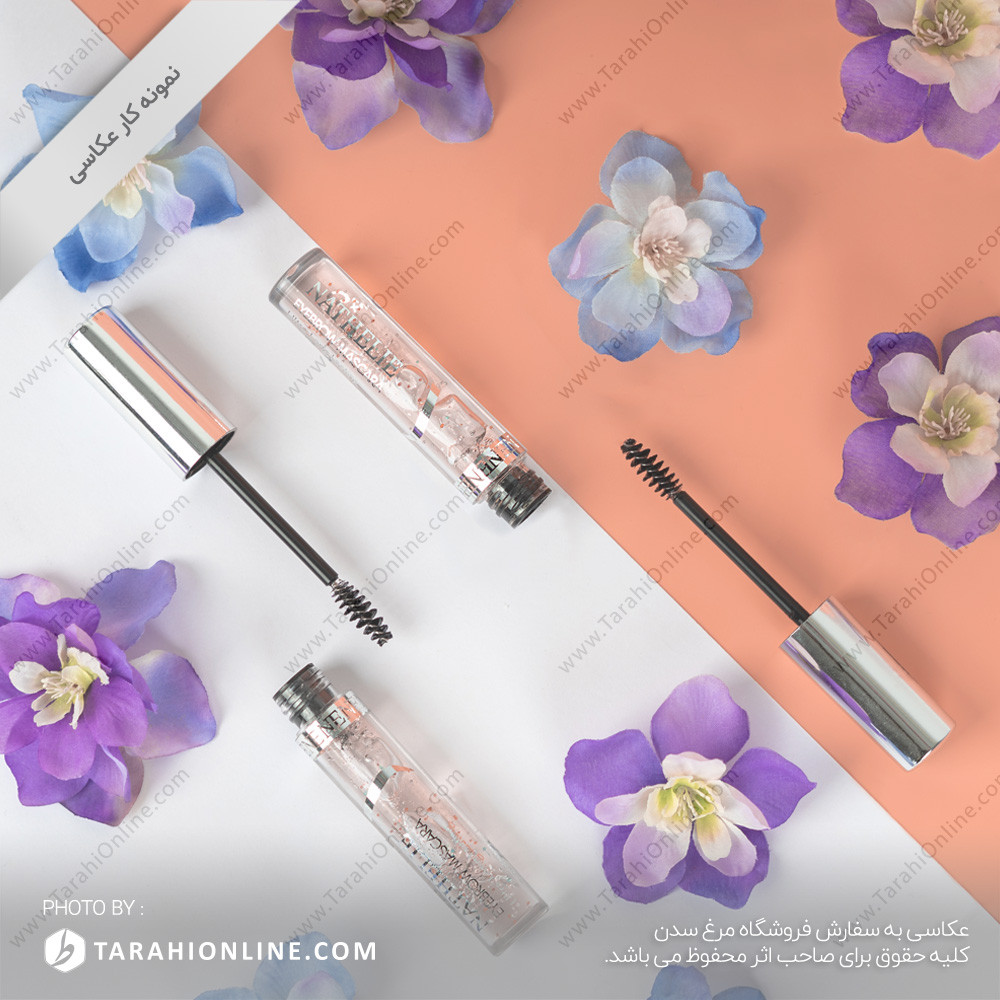 Photography of eyebrow and eyelash strengthening gel