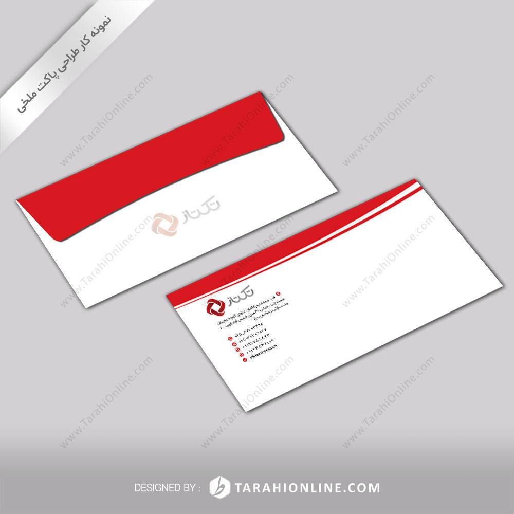 طراحی پاکت ملخی تولیدی کفش و صندل تکتاز