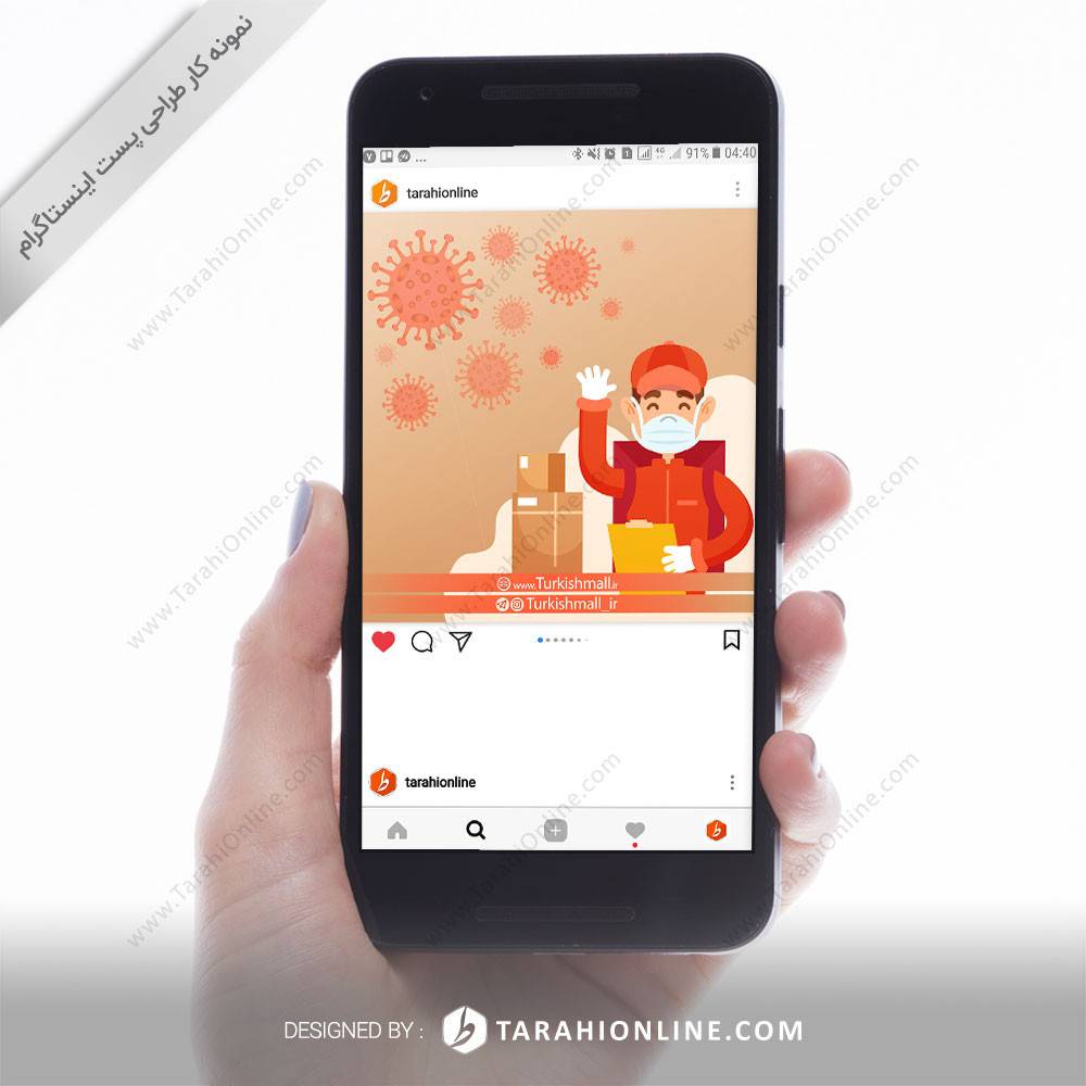 طراحی پست اینستاگرام ترکیش مال 13