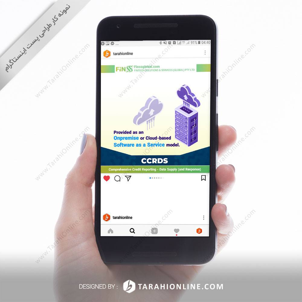 طراحی پست اینستاگرام فینس گلوبال - تصویر 2