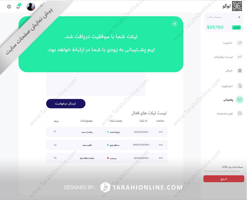 Psd To Html Sarafi - Image 10