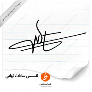 Signature design Nafs Sadat Tahami