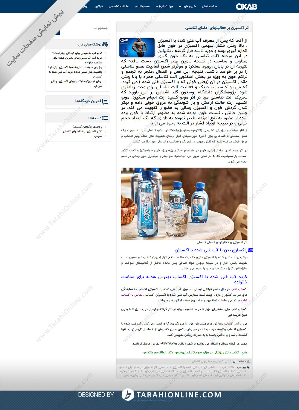Web Design for Oxab Shop - Image 4