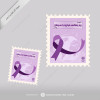 طراحی تمبر روز جهانی مبارزه با سرطان