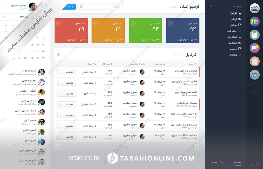 تبدیل psd به html سایت پردازش ابری - تصویر 3