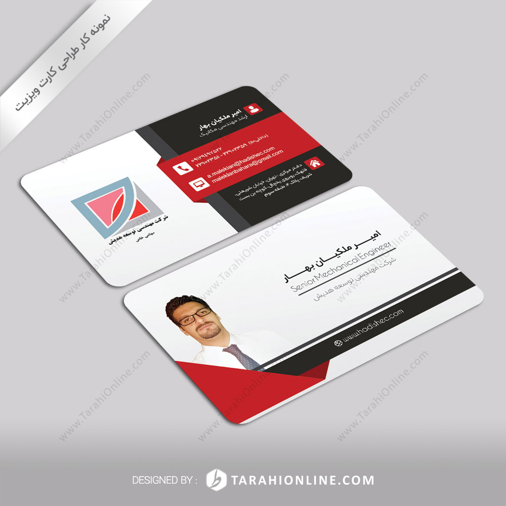 Business Card Design for Amir Malekian Bahar
