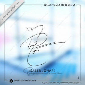 Signature Design for Saber Johari