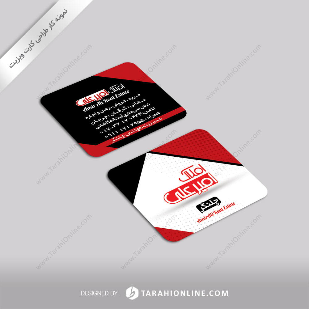 Business Card Design for Amlaak Amirali