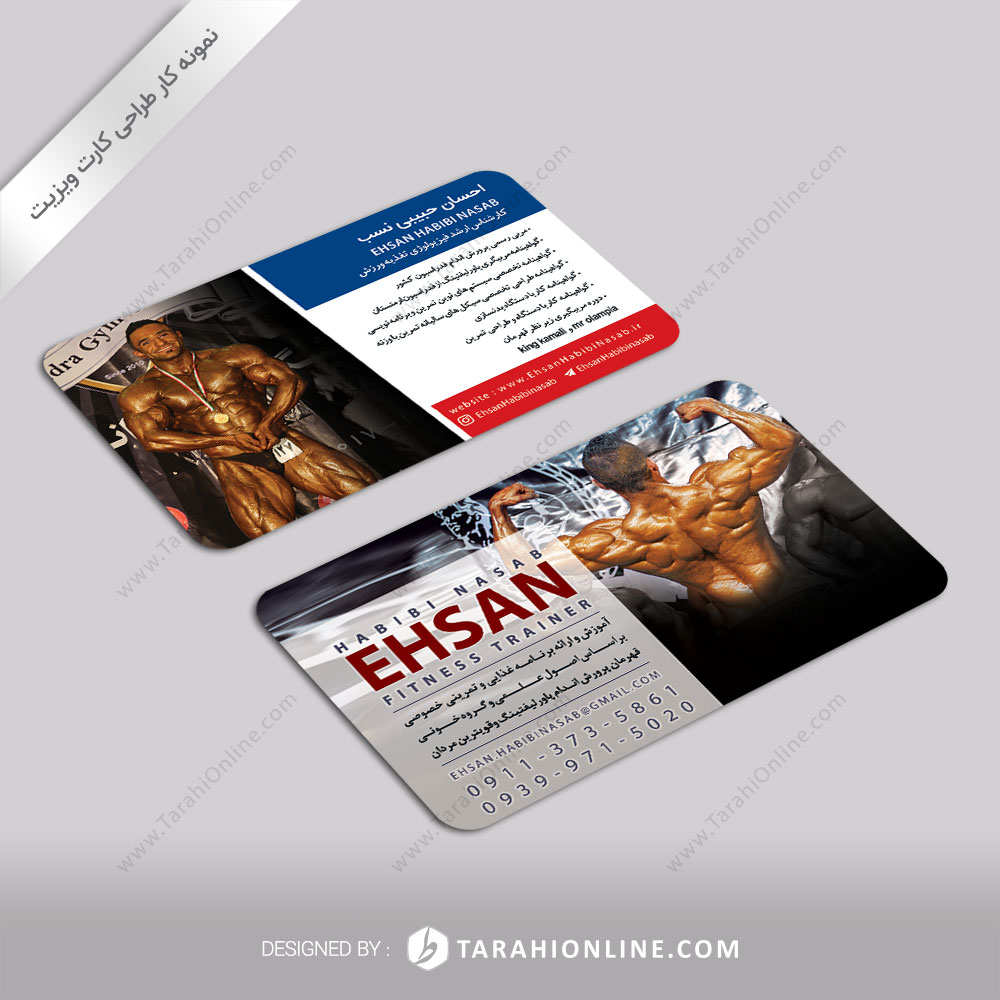 Business Card Design for Ehsan Habibi Nasab