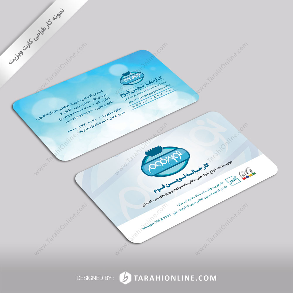 Business Card Design for Novinfom