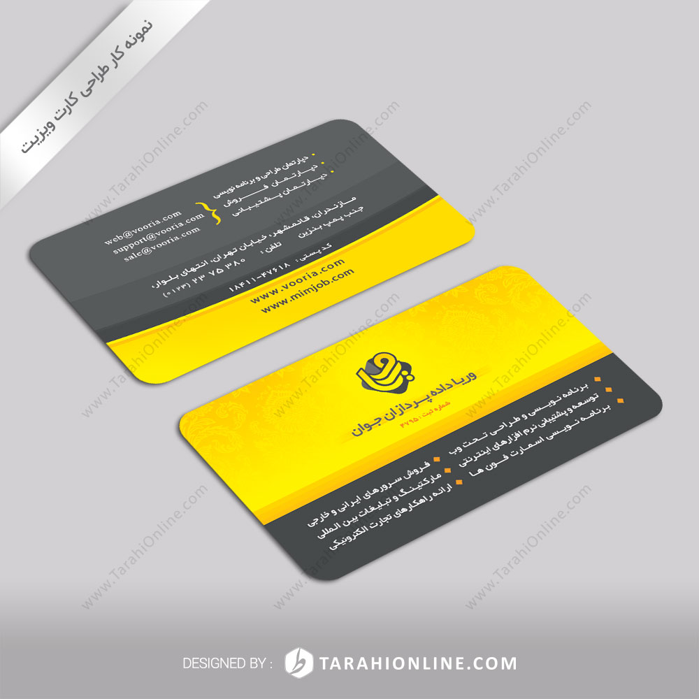Business Card Design for Vooria