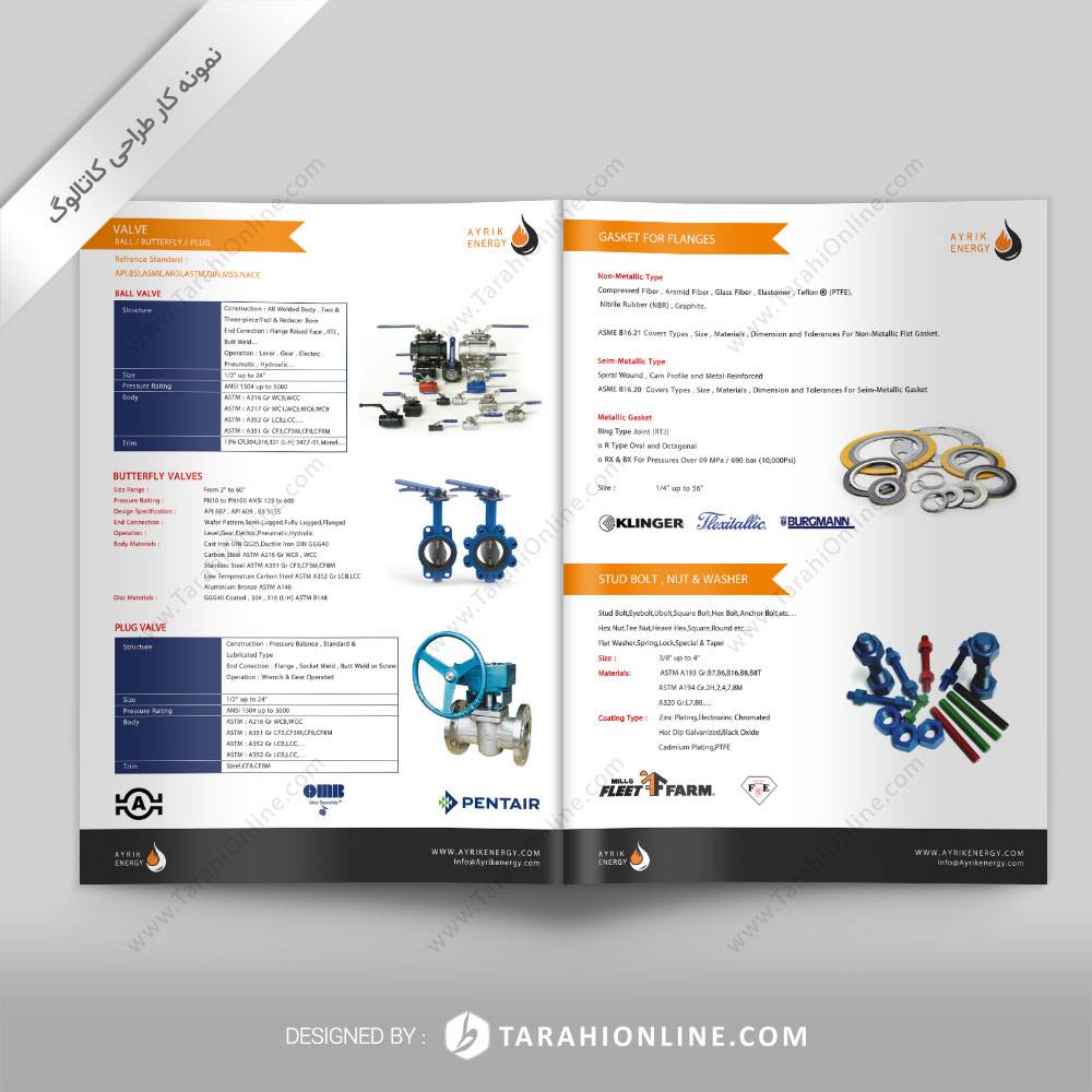 طراحی کاتالوگ شرکت آیریک انرژی کوشا - تصویر 3