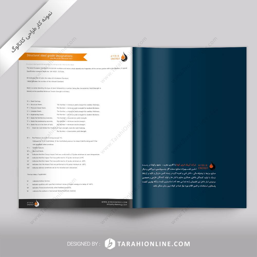 طراحی کاتالوگ شرکت آیریک انرژی کوشا - تصویر 5