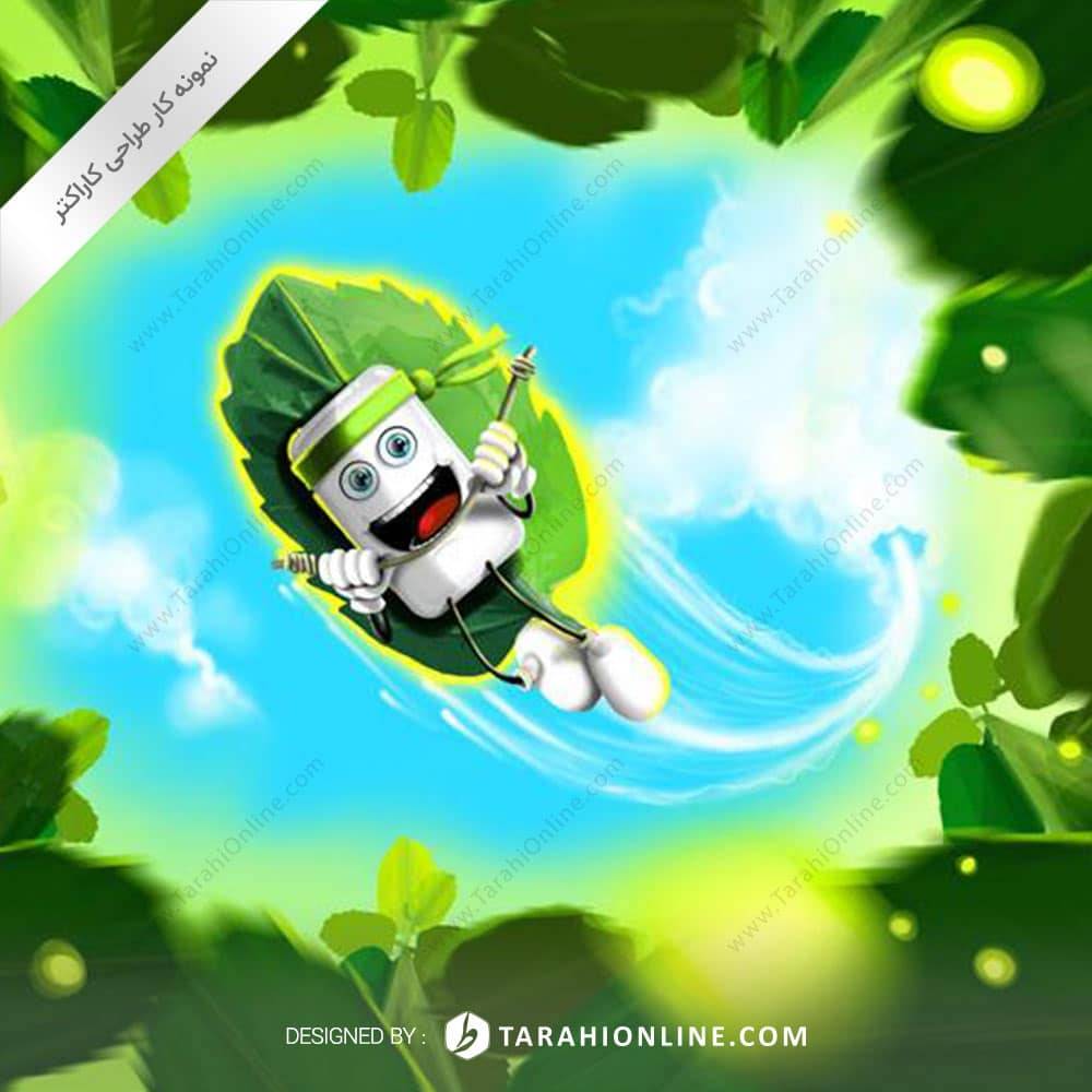 طراحی کاراکتر آدامس پیورگام