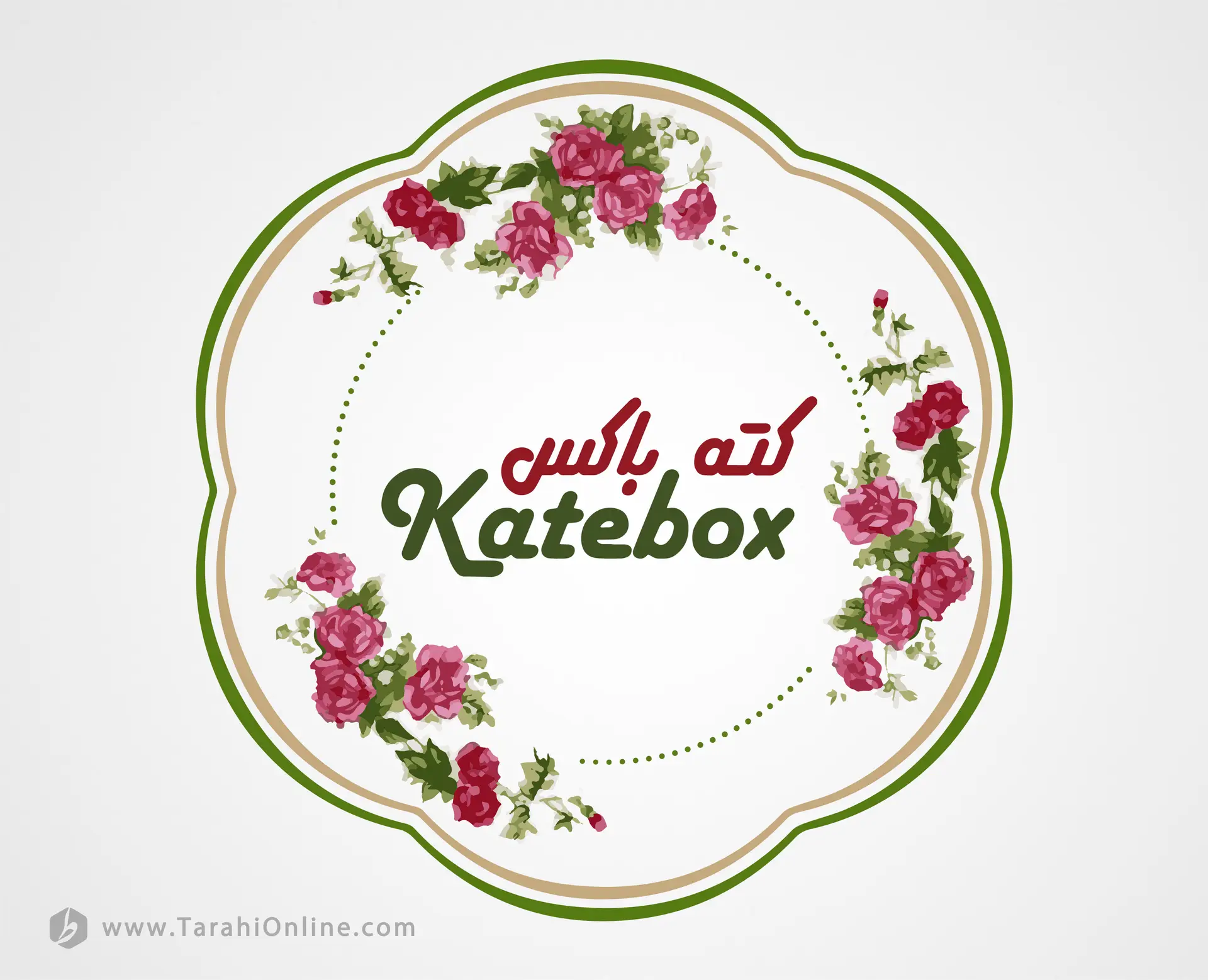 طراحی لوگو رستوران کته باکس