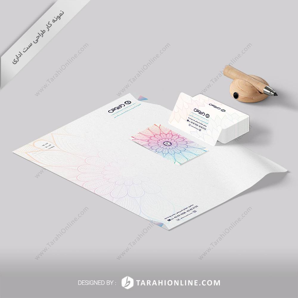 طراحی ست اداری فروشگاه گل داریوش - تصویر 2