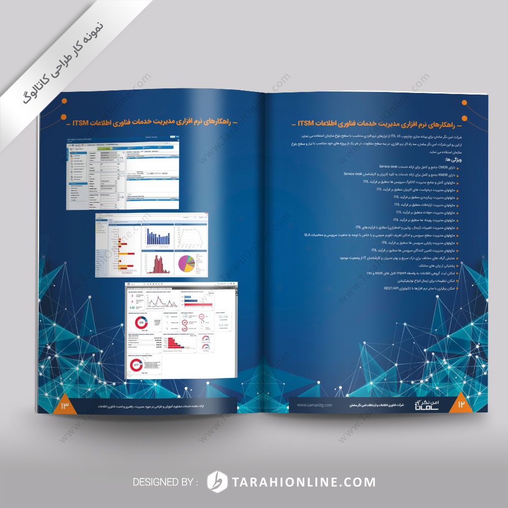 طراحی کاتالوگ شرکت امن نگر سامان - تصویر 10