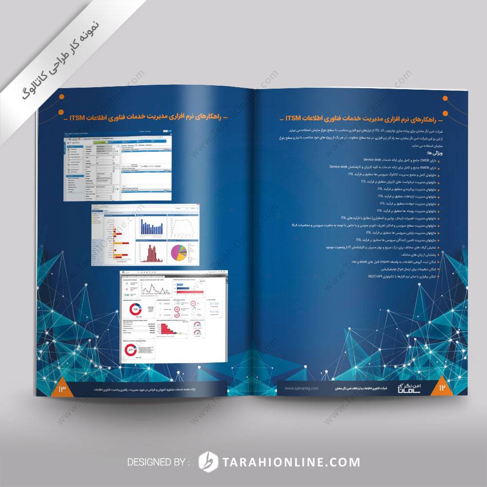 طراحی کاتالوگ شرکت امن نگر سامان - تصویر 10