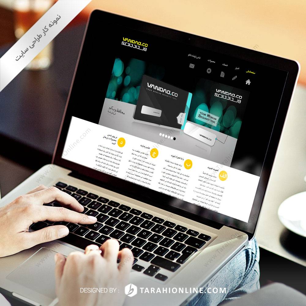 Web Design for Vandad co