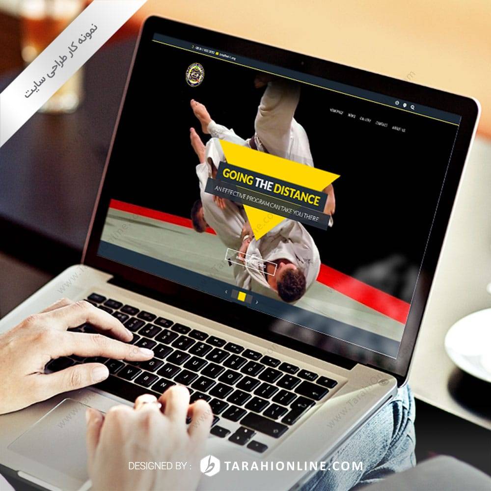 طراحی سایت هنرهای رزمی F-1