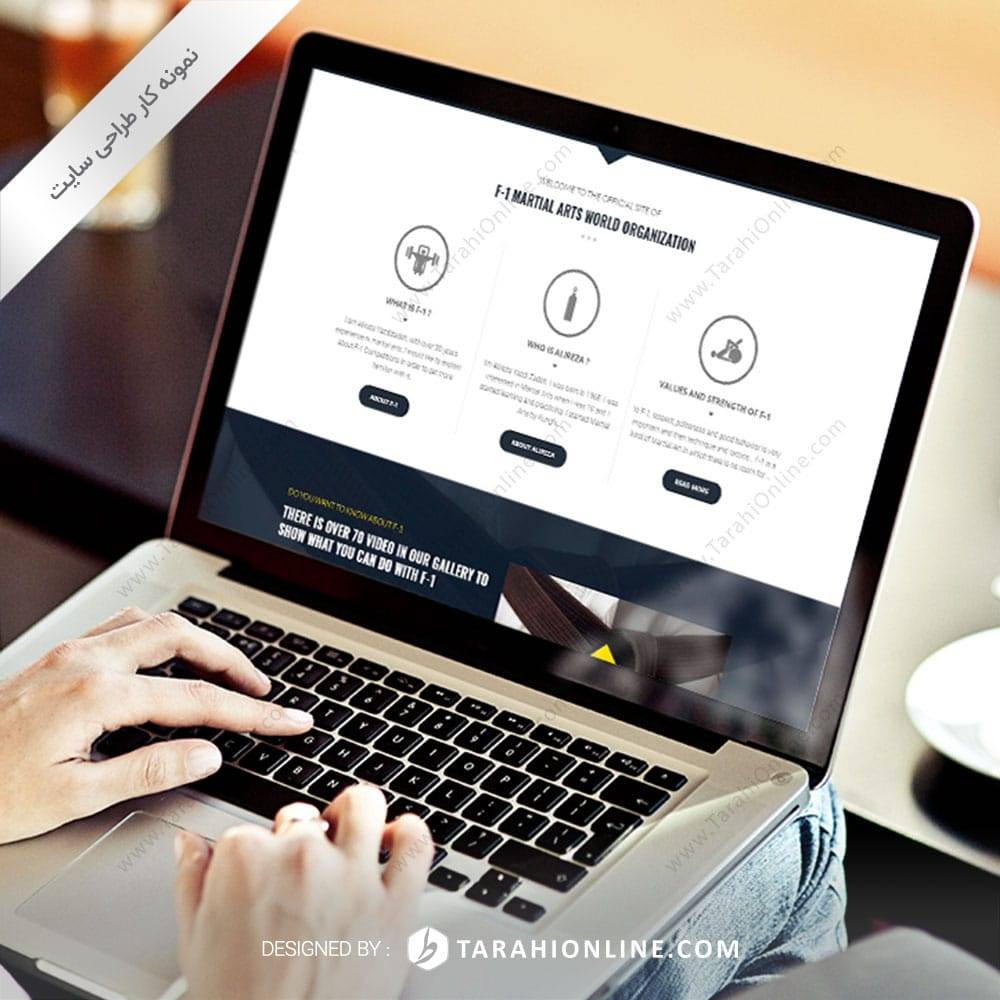طراحی سایت هنرهای رزمی F-1 - تصویر 2