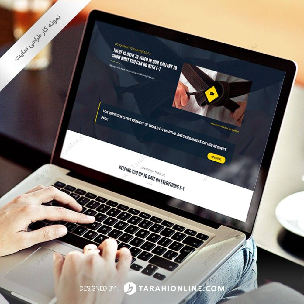 طراحی سایت هنرهای رزمی F-1 - تصویر 3